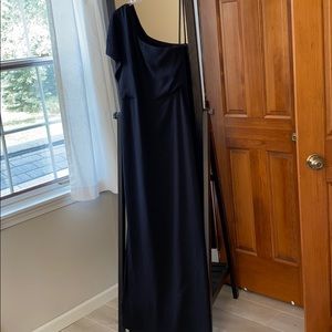 BCBGmaxazria long one shoulder long dress